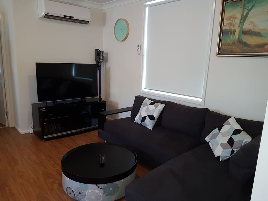 TV unit and Air conditioning.