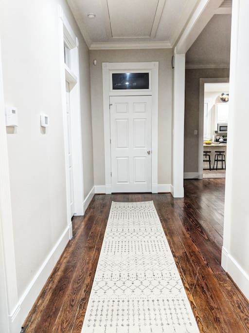 Inviting entrance from the front door
