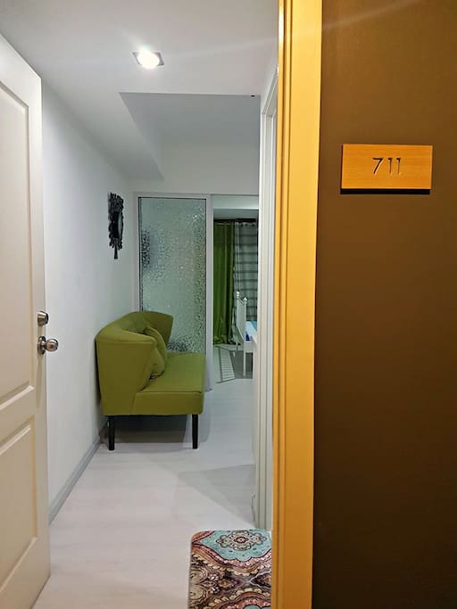 View from unit entrance