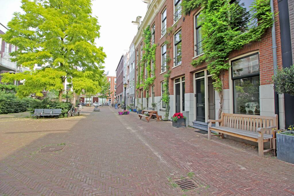 The square (our house is the most right one)