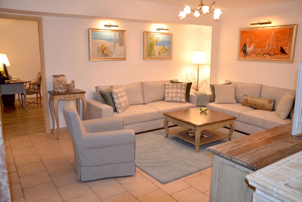 Living room - with possibility of two double or two single beds