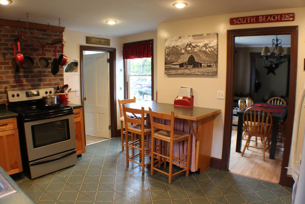 Our kitchen, which is free for you to use.