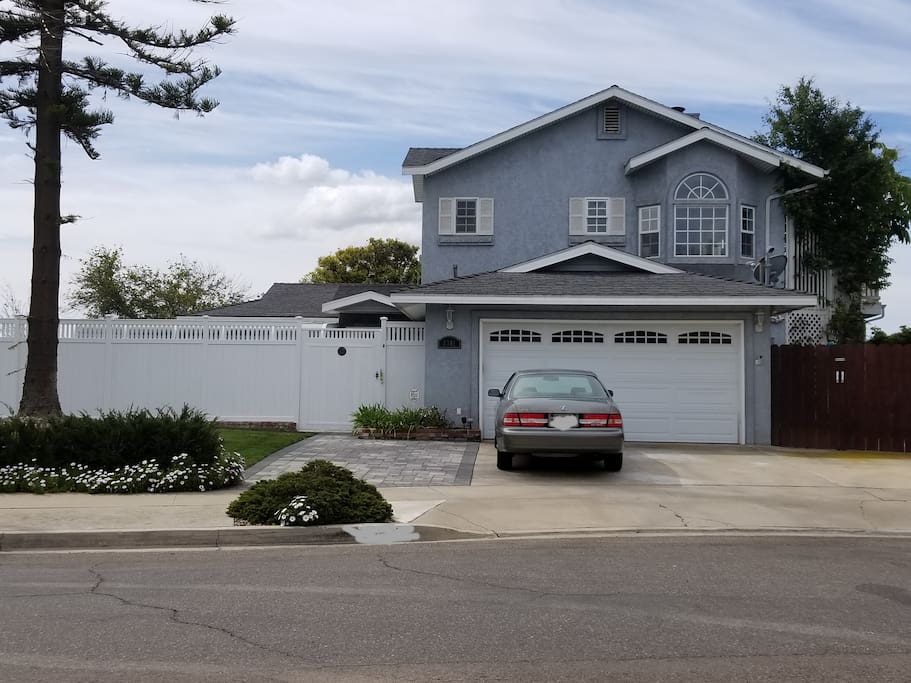 Front of home...driveway parking!