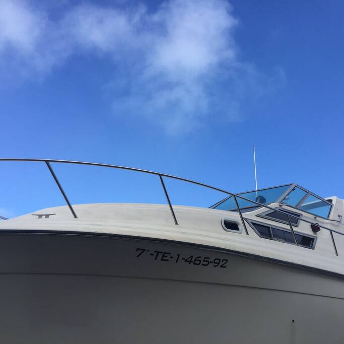 Boat exterior views.