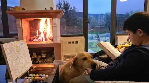 Top performing Airbnb: Family getaway: private pool and serenity in Ghmate
