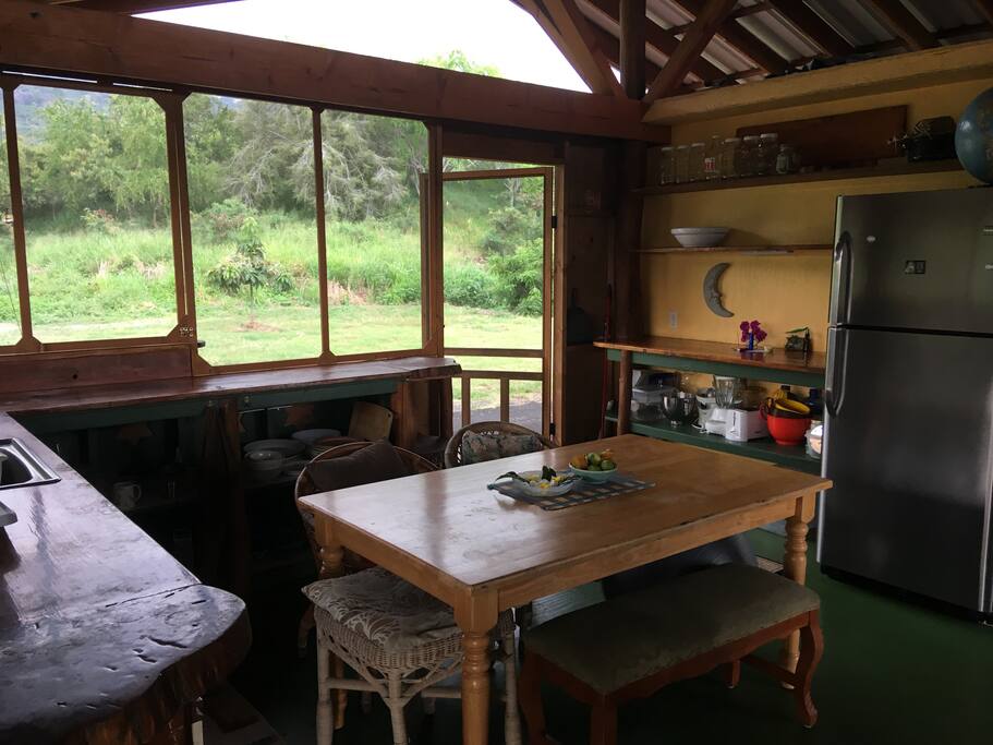 fully functioning kitchen.