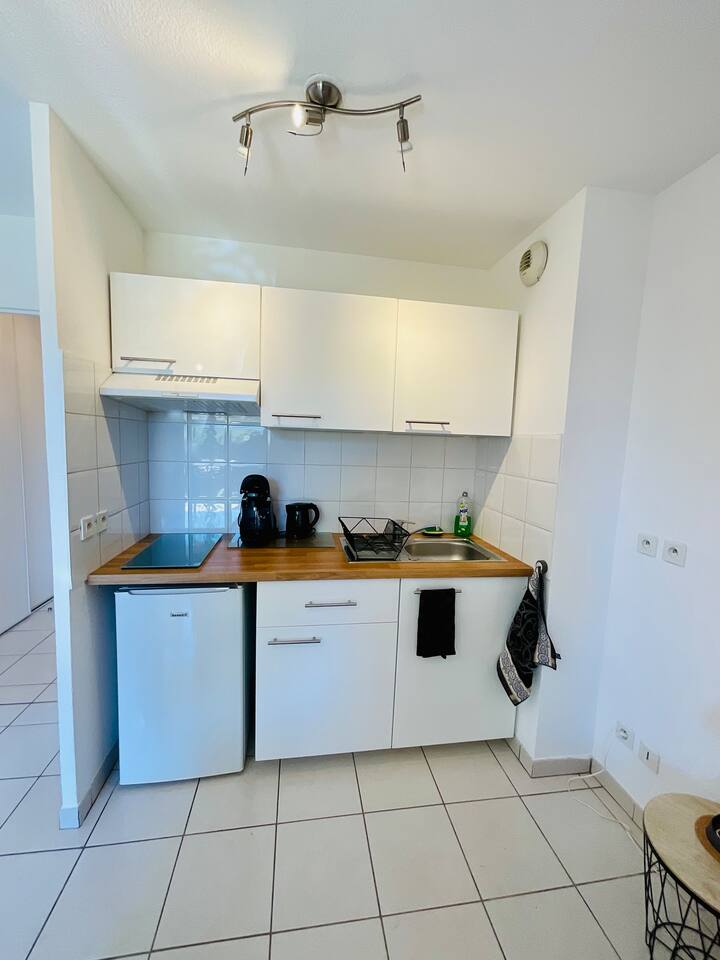 Studio Cocooning Jardin, Terrasse & Parking Privé - Valence