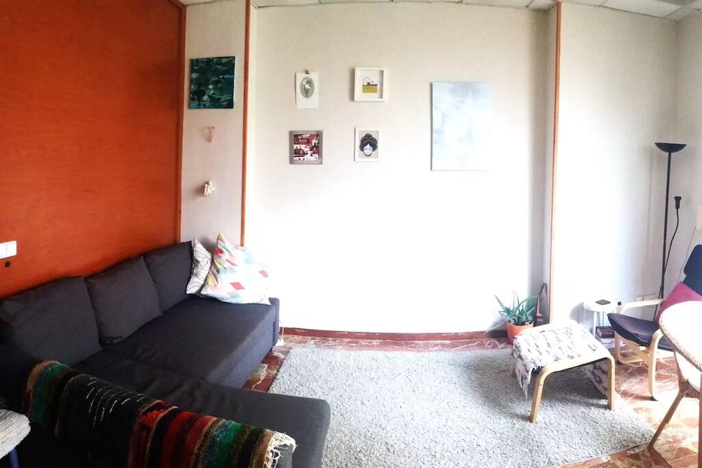 super comfy and bright living space.