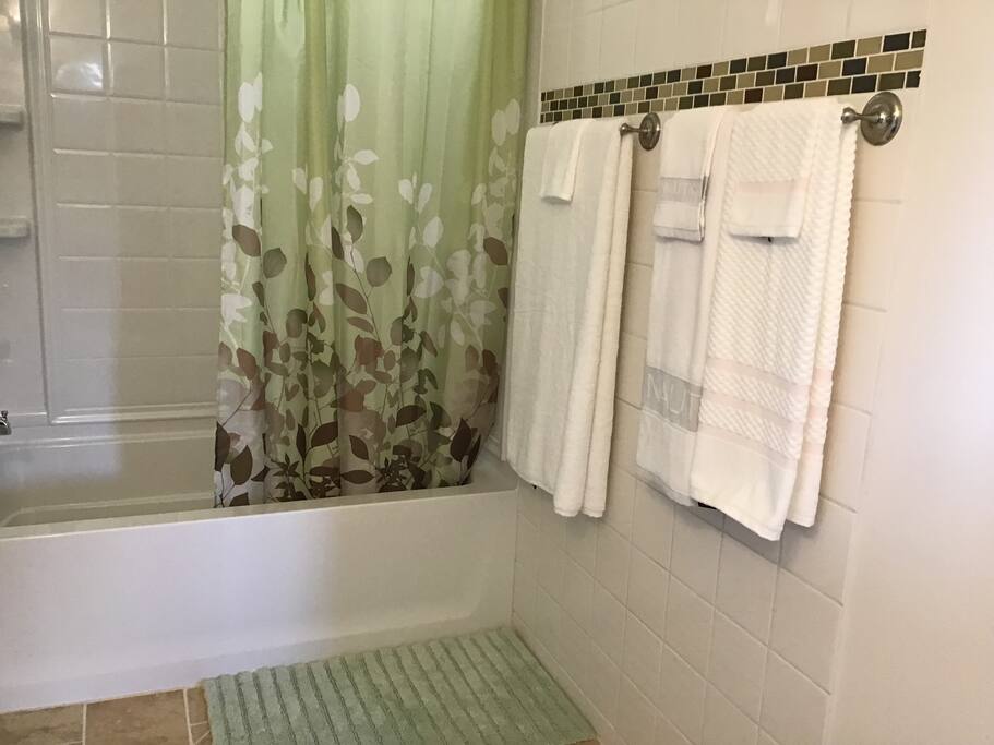 All new bathroom