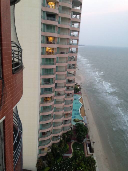 The distance from the sea!