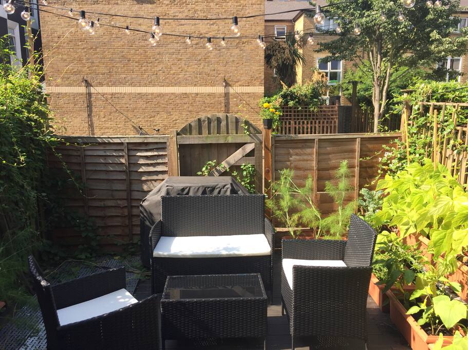 Outdoor terrace - perfect for morning coffee.