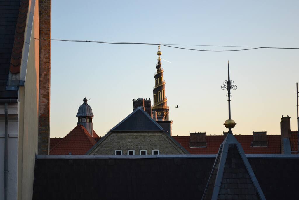 view from balcony