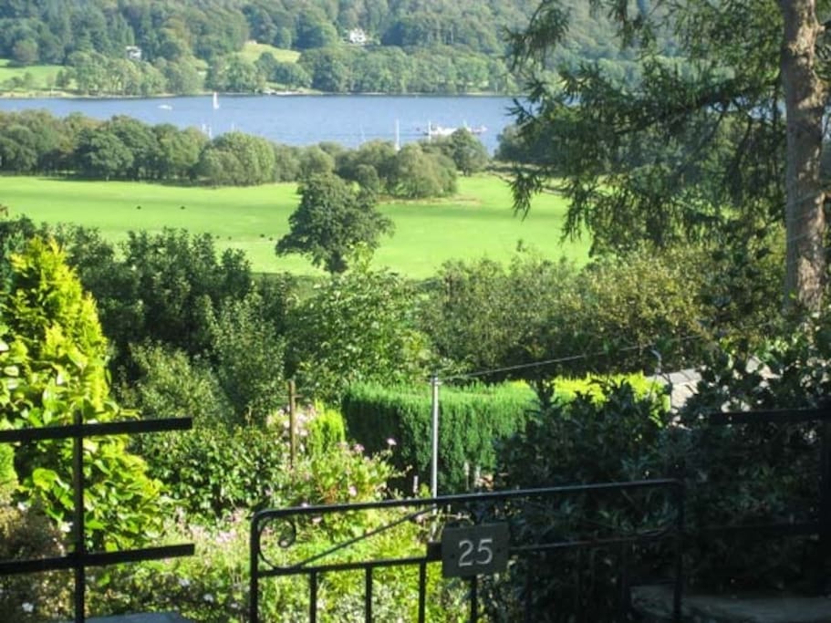 Lake view from the lounge