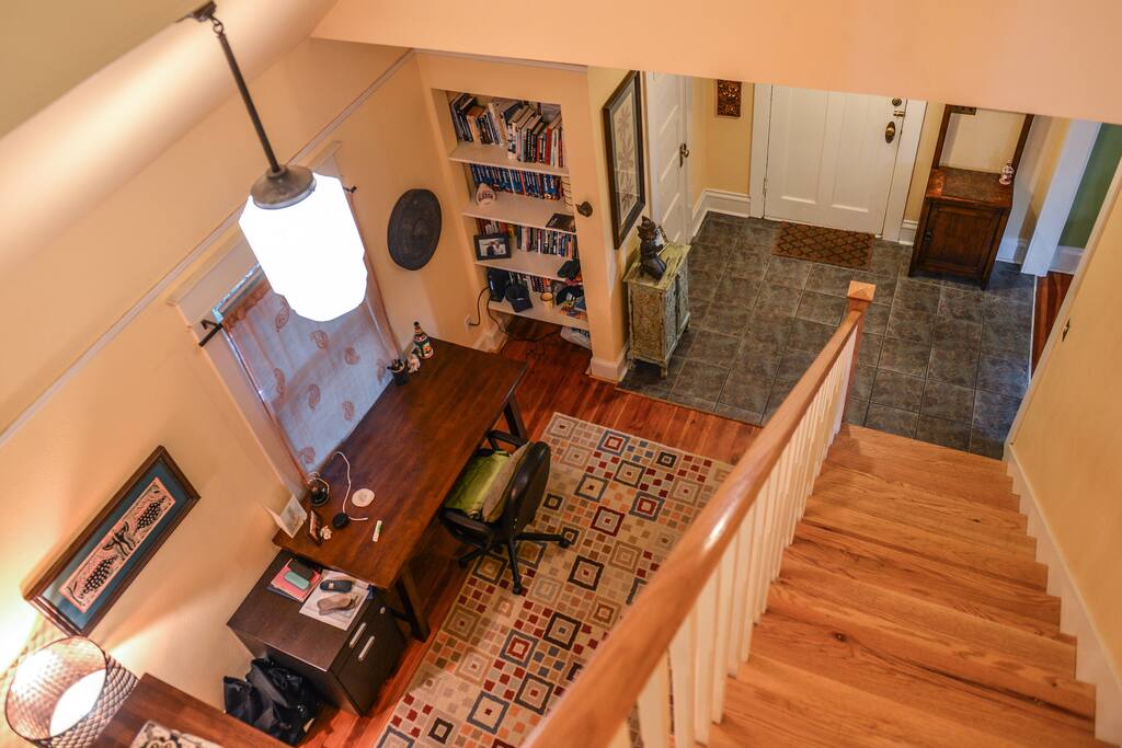 View from upstairs