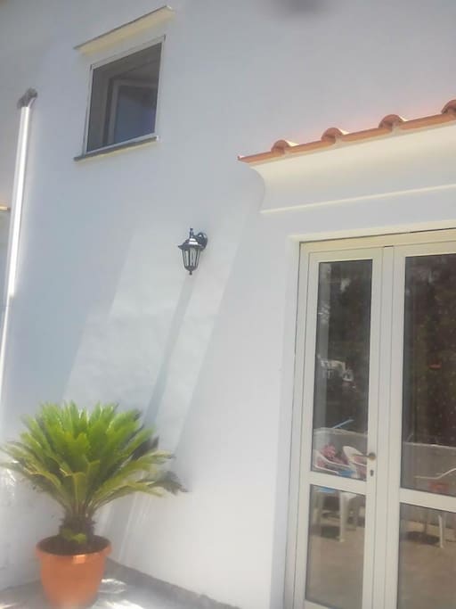 The sunny terrace