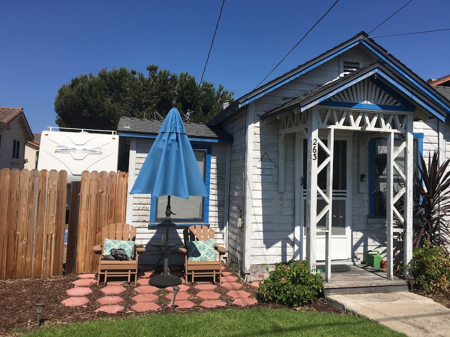 Front cottage and entrance of house