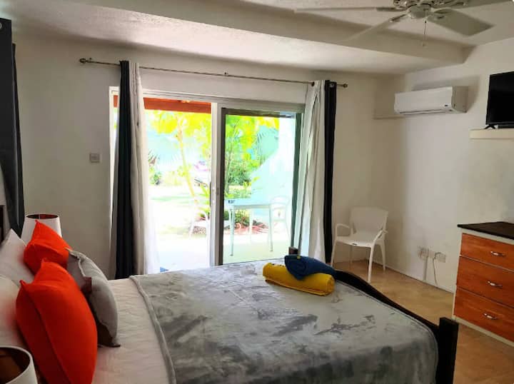 studio apartment 3  en suite (garden apartment) can sleep 3 if needed 