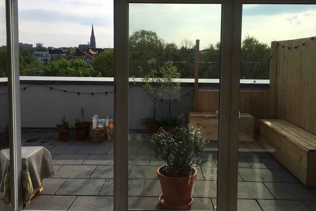 Ausblick aus dem Wohnzimmer