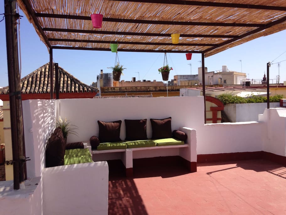Preciosa terraza con vistas para compartir hermosos atardeceres