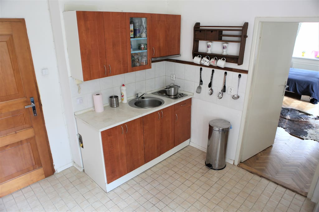 Small but fully equipped kitchen
