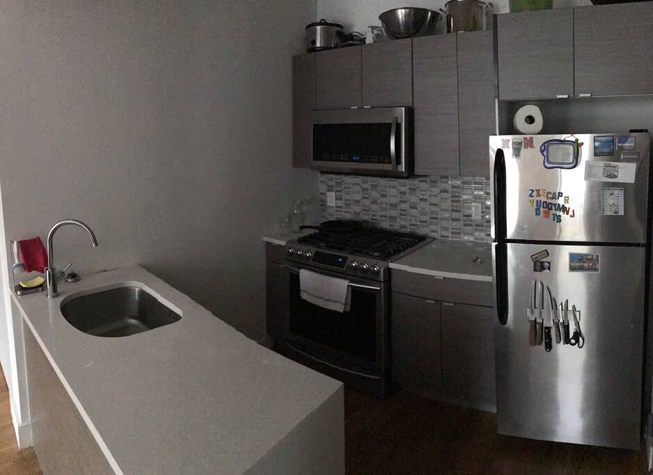 The kitchen.