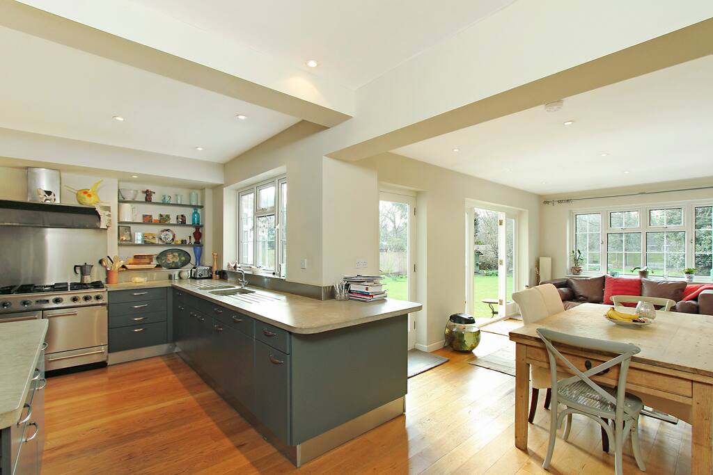 Kitchen and dining room
