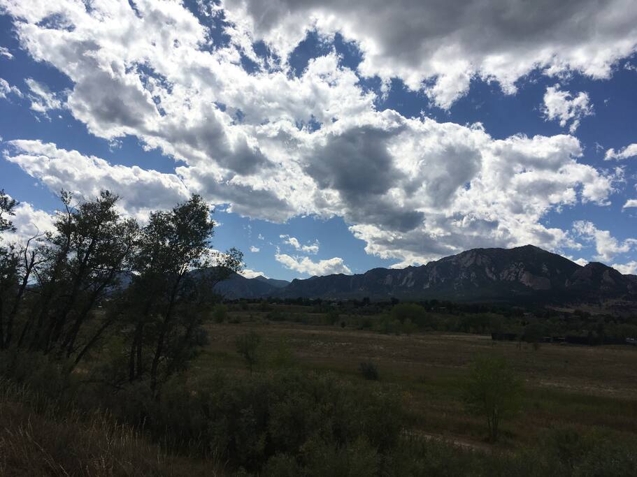 Our beloved Boulder flatirons
⛰❤️☀️