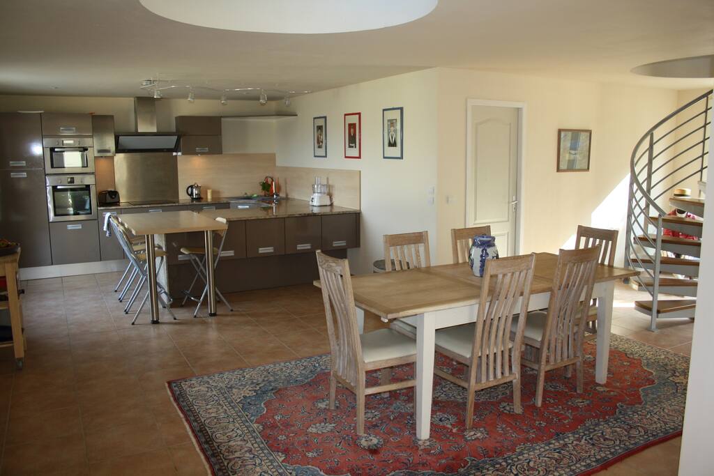 Kitchen and Dining Area