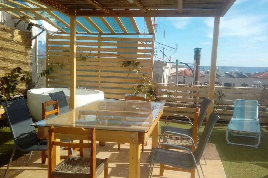 outside table
