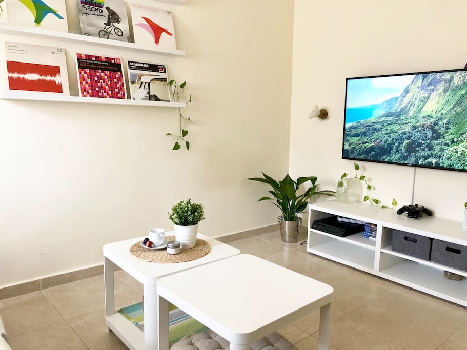 Private bedroom has a TV with Netflix and YouTube