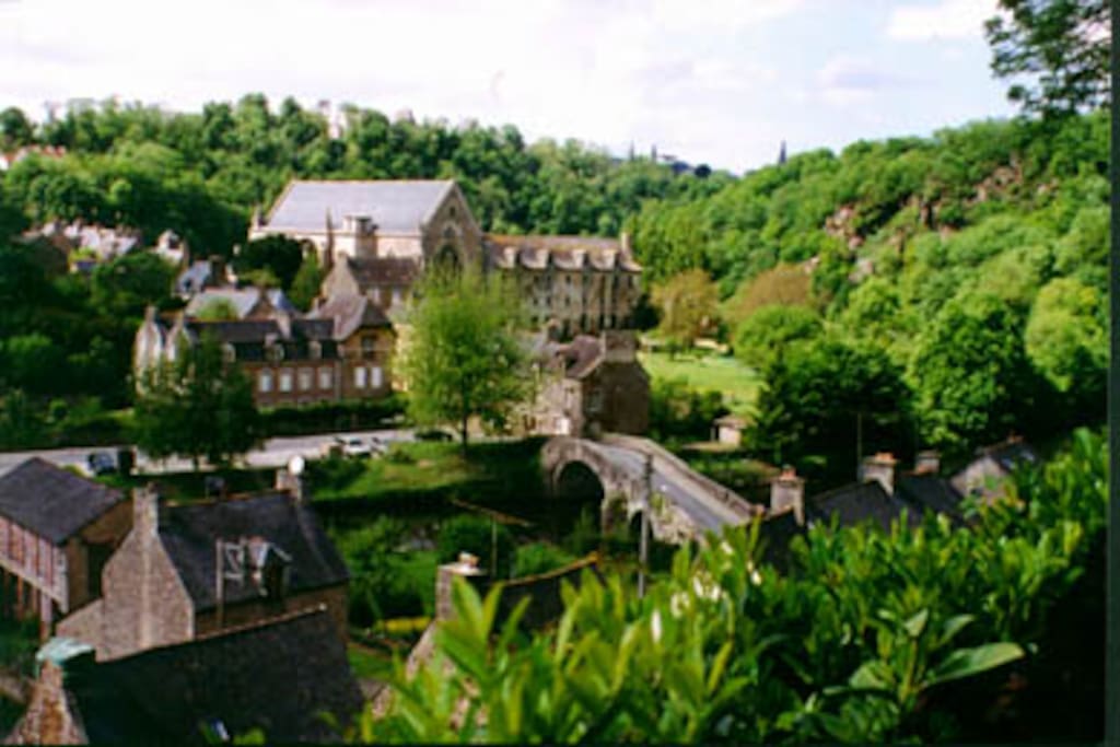The old part of Léhon where the house is situated