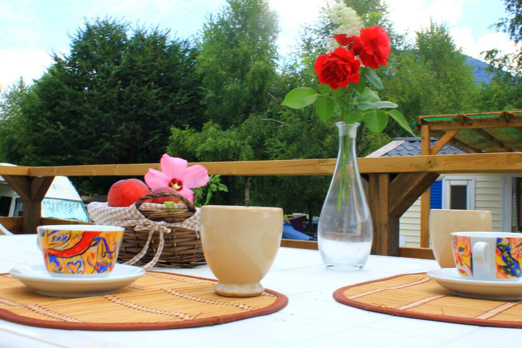 Terrazza della casa mobile