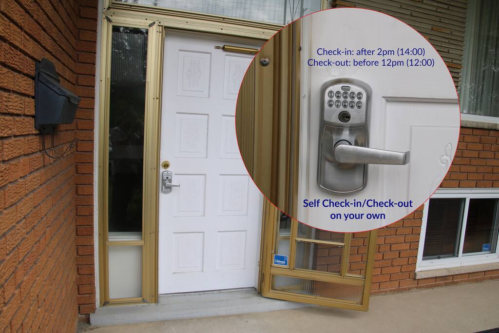 Entrance. Self Check-in.