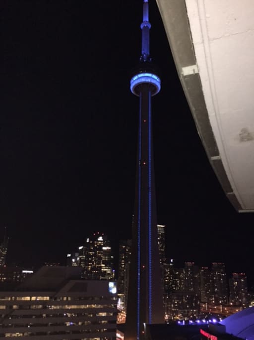View of CN Tower from Balcony