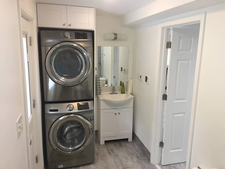 Washer and dryer