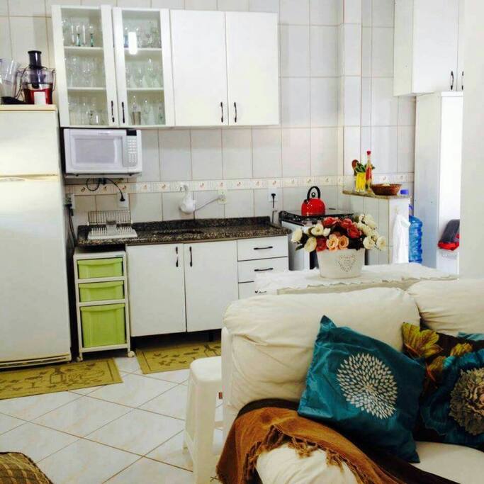 cozinha e sala integrados