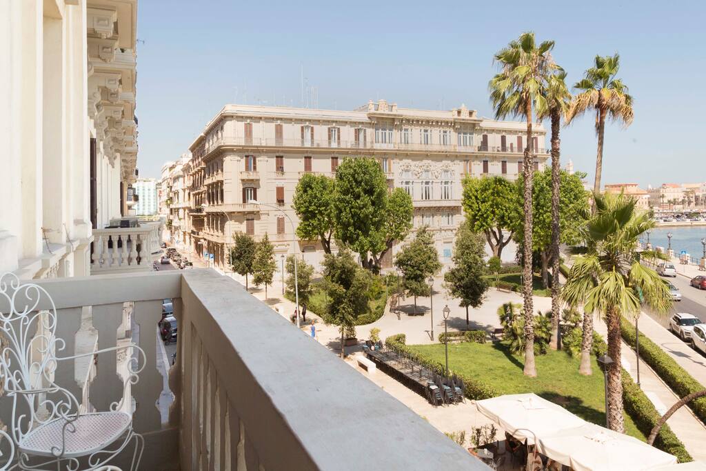 I giardini murattiani sul mare