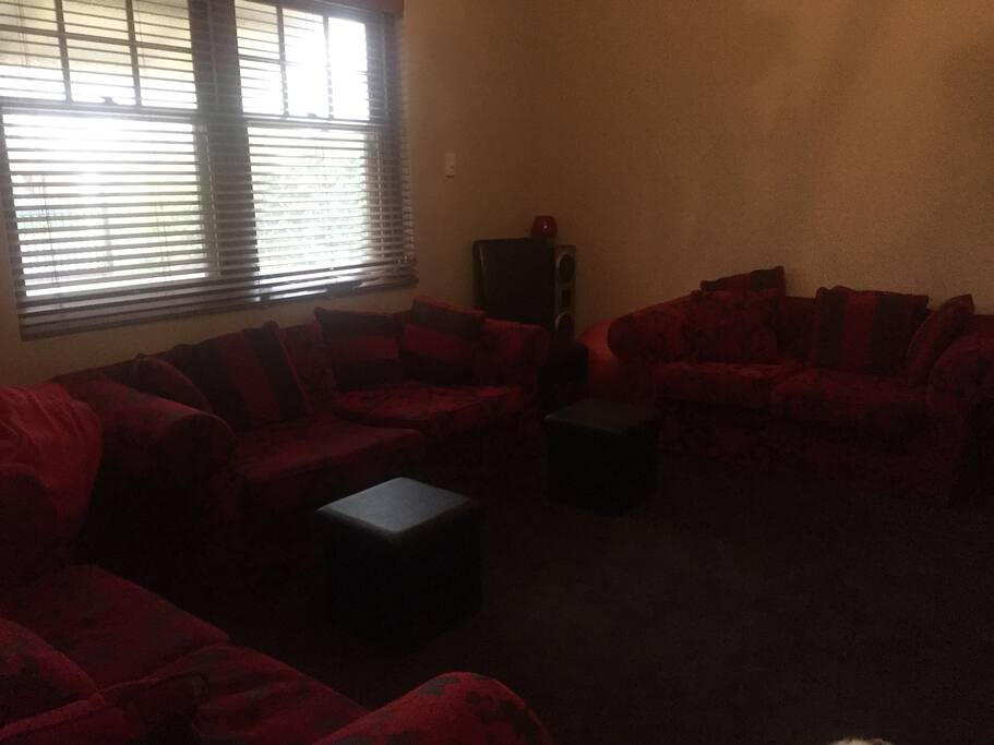 Formal lounge with sofa bed