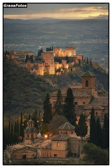 Vista de la Alhambra desde parador