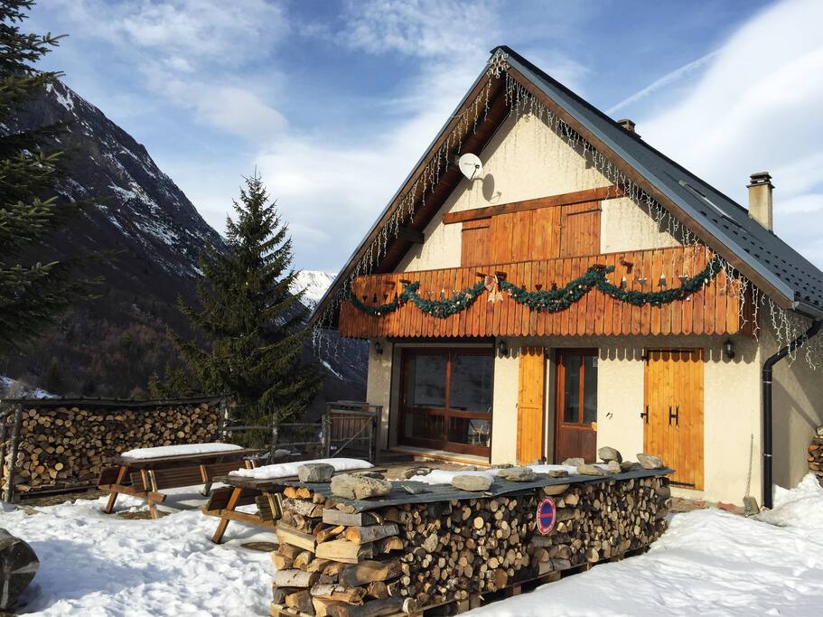 Vue extérieure en hiver