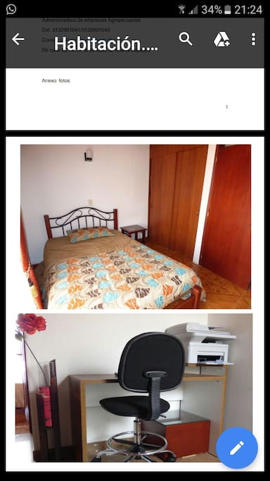 cama amoblada
