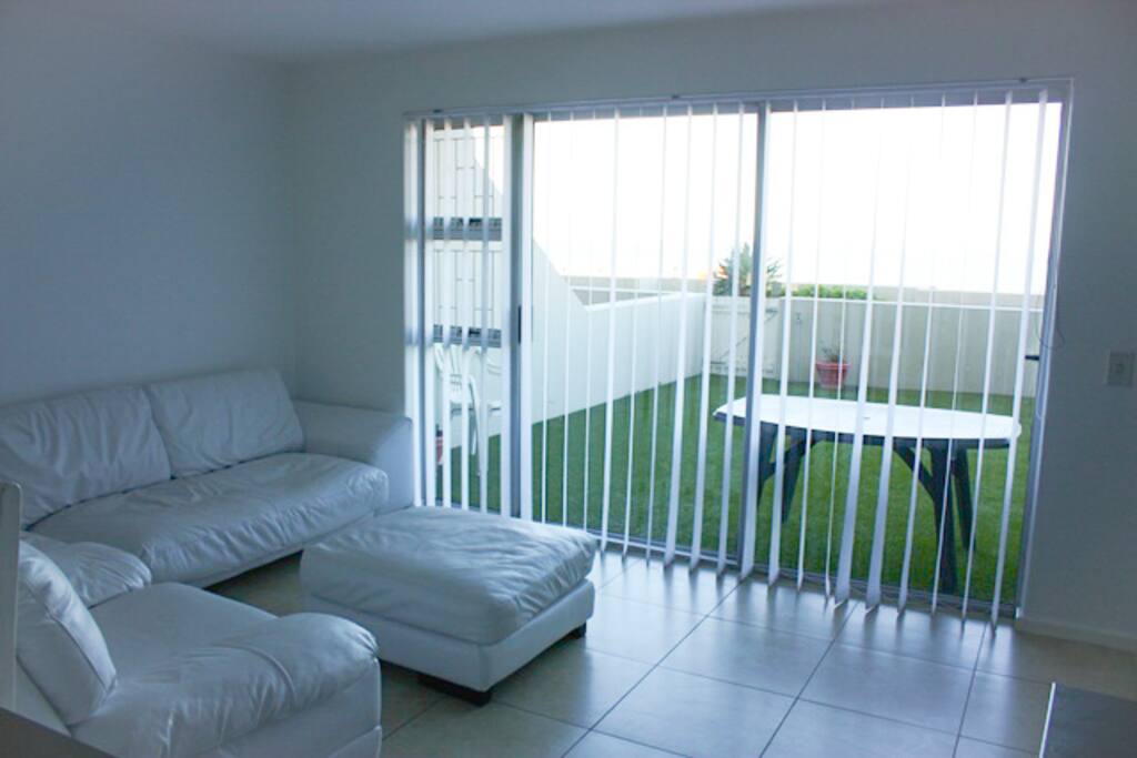 Sliding doors onto patio - great views!
