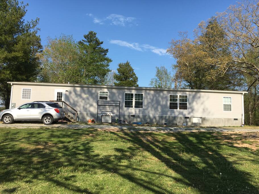 Back side of house
