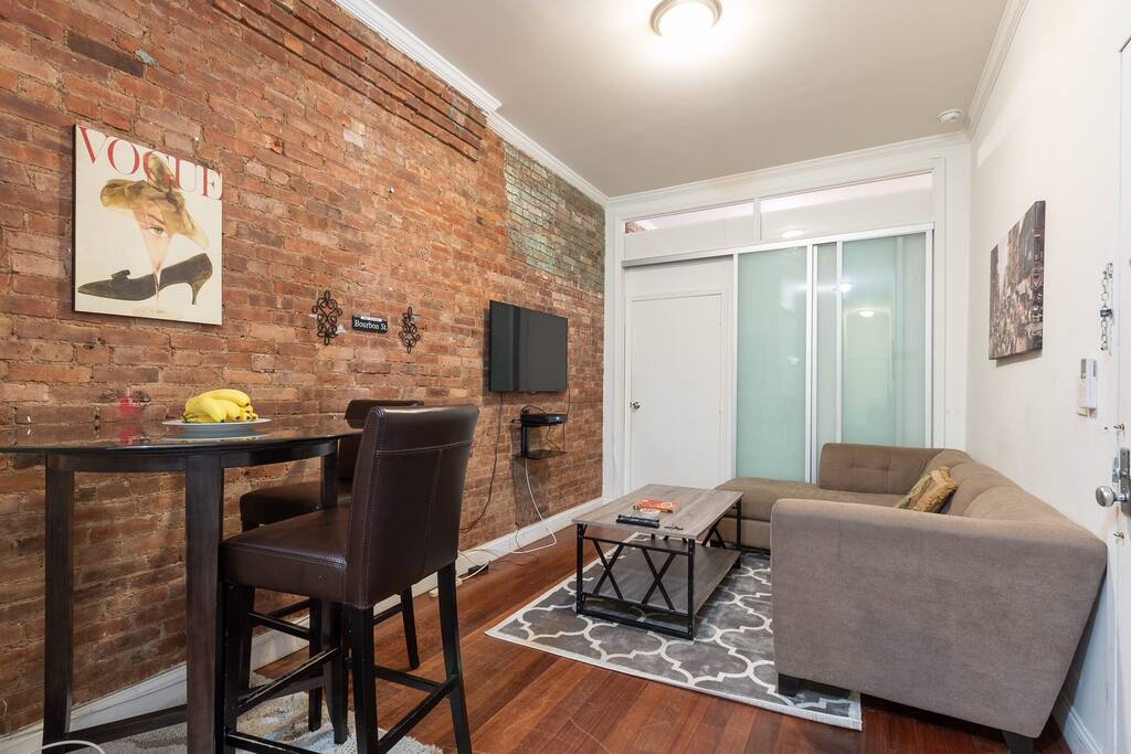 Living Area and Kitchen