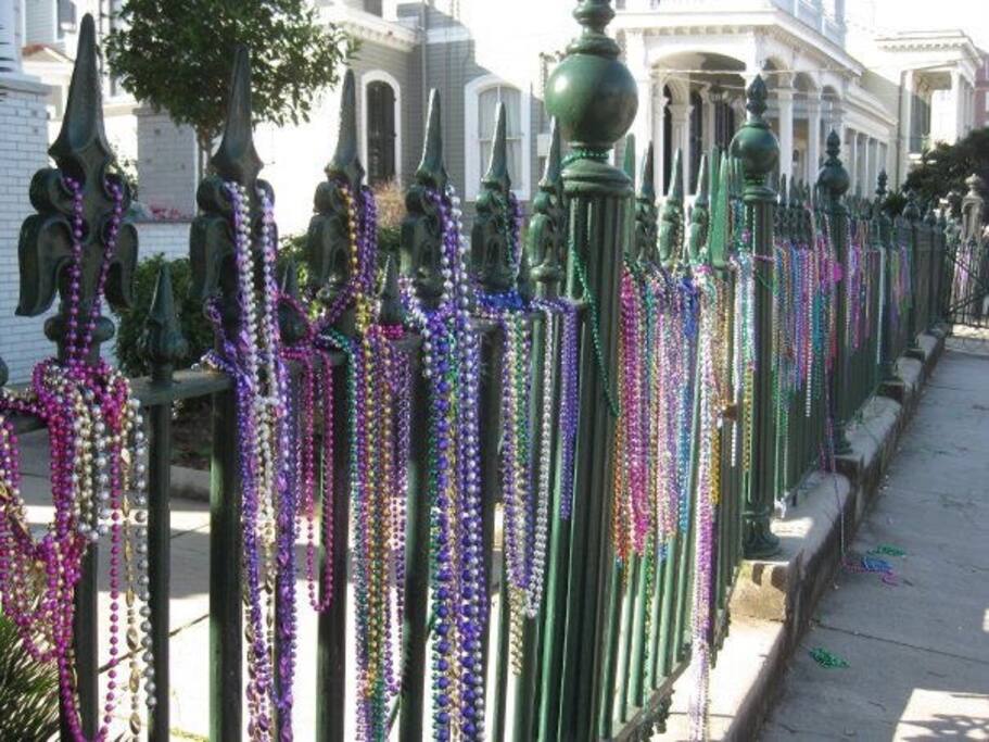 Walking home from the parade route!