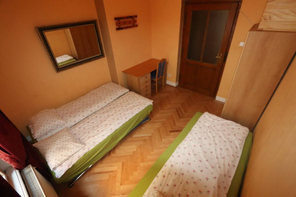 Your bedroom 1PL1 with 3 beds, writing table +chair ,wardrobe