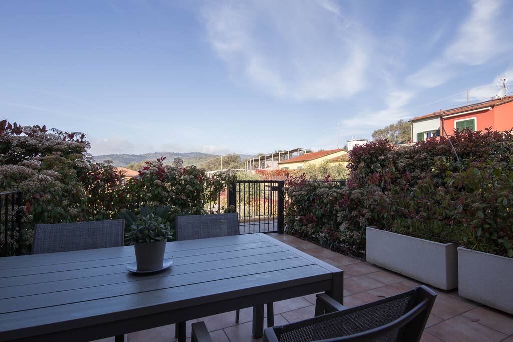 vista dal cortile davanti