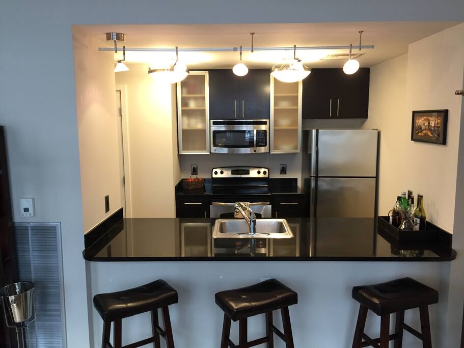 Fully equipped kitchen