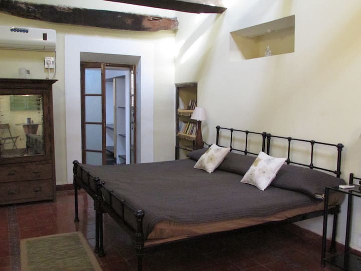 The second room on the main floor - with attached bath.