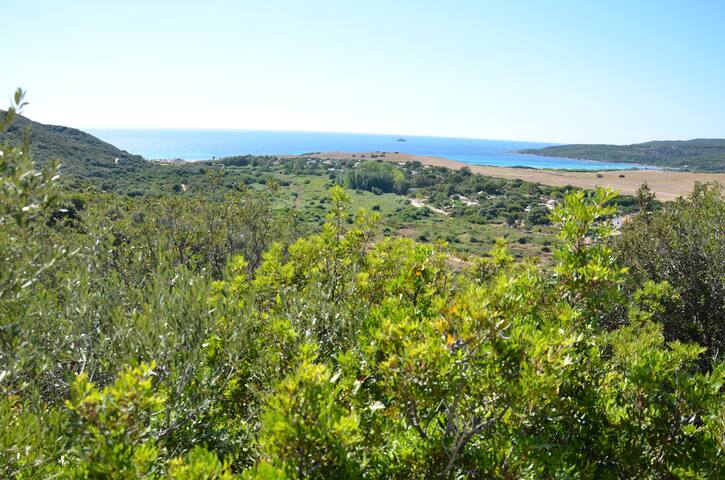 chalet à 2 minutes de la plage